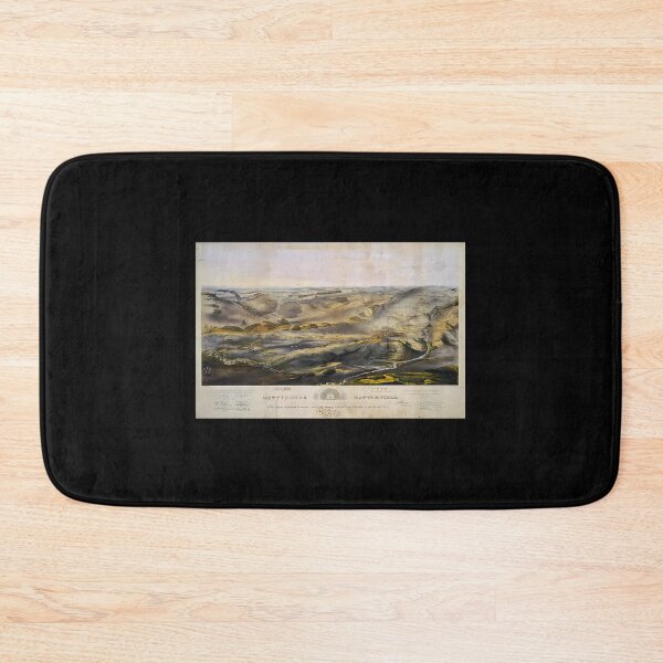 Item preview, Vintage Map Of The Gettysburg Battlefield (1863) designed and sold by CarlynSallee.