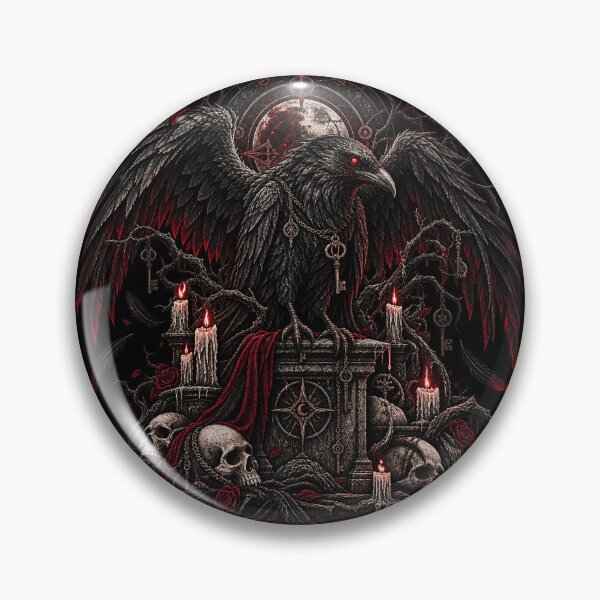 Item preview, Gothic Crow Occult Raven Dark designed and sold by TheInkRaven.