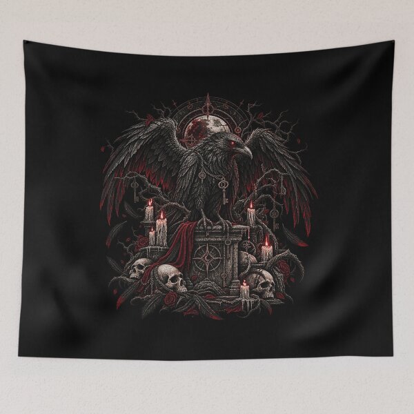 Item preview, Gothic Crow Occult Raven Dark designed and sold by TheInkRaven.