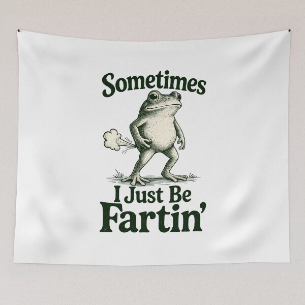 Item preview, Sometimes I Just Be Fartin Funny Frog Meme T-Shirt | Weirdcore Retro Cartoon Humor Graphic Gift designed and sold by Trendably.