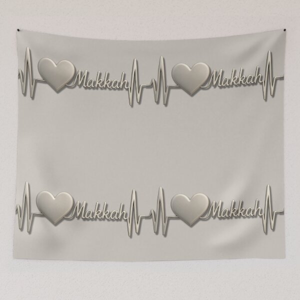 Item preview, Makkah Heartbeat Pulse (V.2) - Islamic Faith & Love Design designed and sold by D-Islamic.