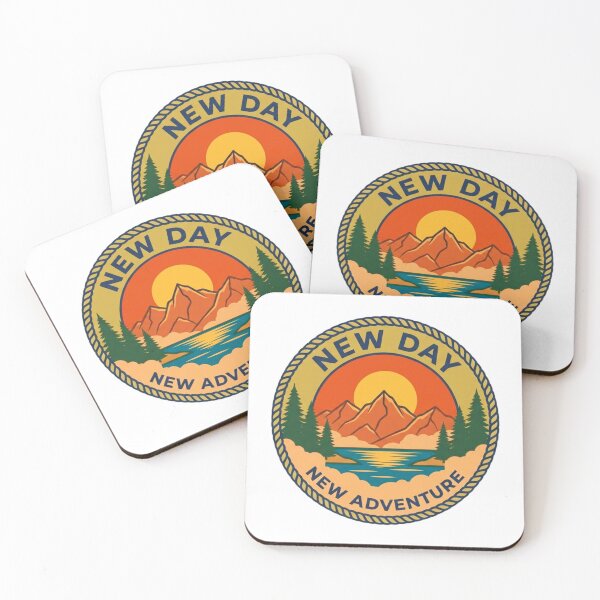 Item preview, New Day New Adventure Vintage Mountain  designed and sold by GabeMountainArt.