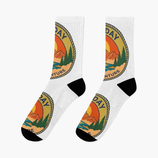 Item preview, New Day New Adventure Vintage Mountain  designed and sold by GabeMountainArt.
