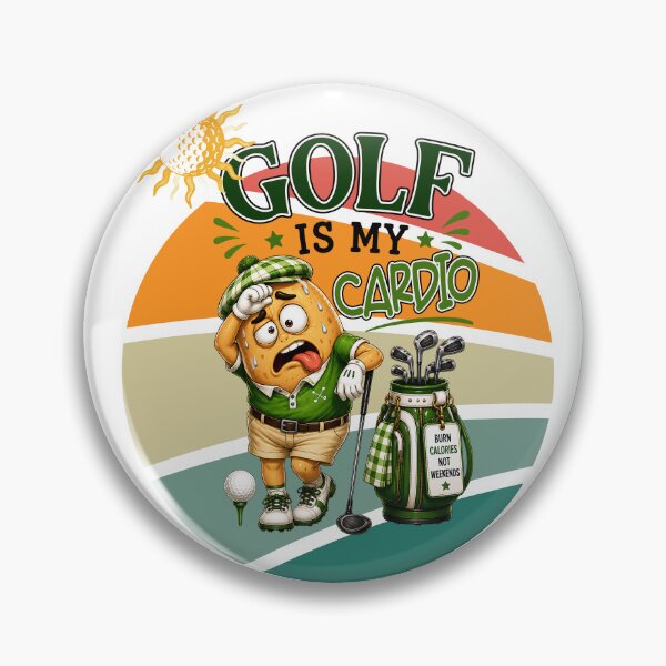 Item preview, Golf Is My Cardio – Funny Golfer Vintage Golf Design designed and sold by Szpaku desart .