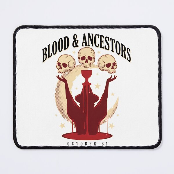 Item preview, Blood & Ancestors T-Shirt | Skull Roses Dark Heritage Halloween Graphic Tee v17 designed and sold by DarylWelsh2024.
