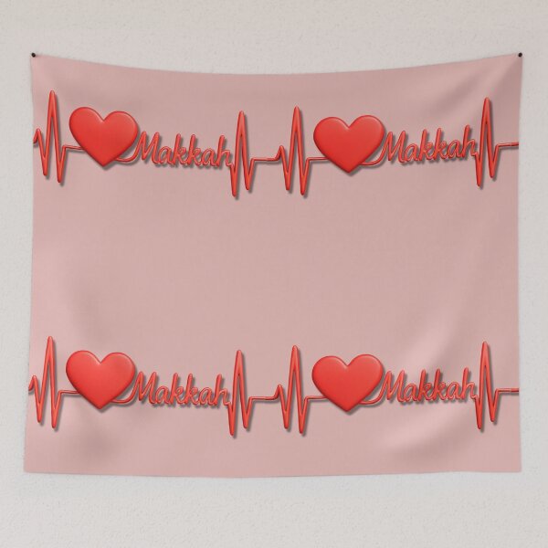 Item preview, Makkah Heartbeat Pulse (V.4) - Islamic Faith & Love Design designed and sold by D-Islamic.