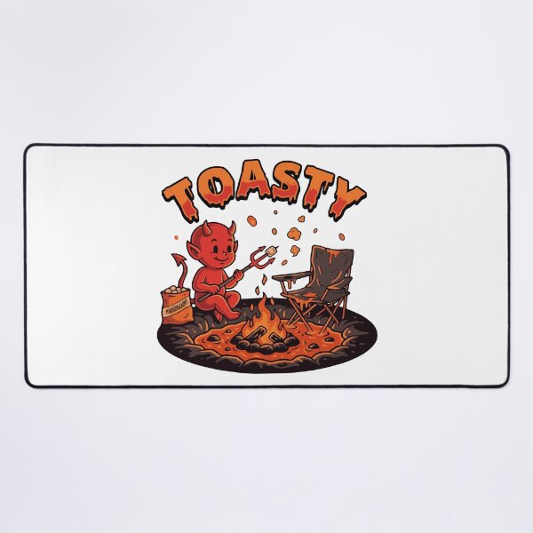 Item preview, HALLOWEEN Toasty Funny Devil Campfire designed and sold by Uglyandcute.