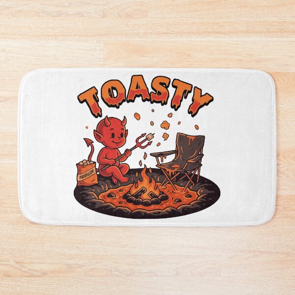 Item preview, HALLOWEEN Toasty Funny Devil Campfire designed and sold by Uglyandcute.