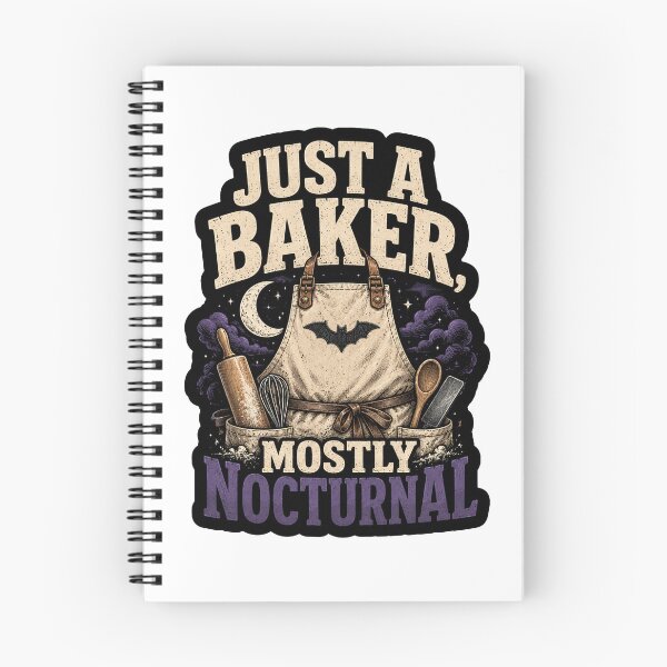 Item preview, Just a Baker Mostly Nocturnal designed and sold by der-berliner.