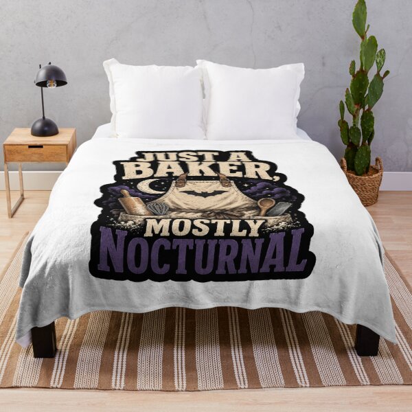 Item preview, Just a Baker Mostly Nocturnal designed and sold by der-berliner.