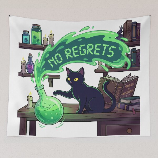 Item preview, HALLOWEEN No Regrets Funny Witch Cauldron Potion designed and sold by Uglyandcute.