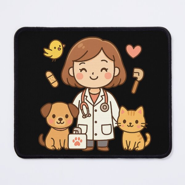 Item preview, Kawaii veterinarian without text designed and sold by KawaiiHero.