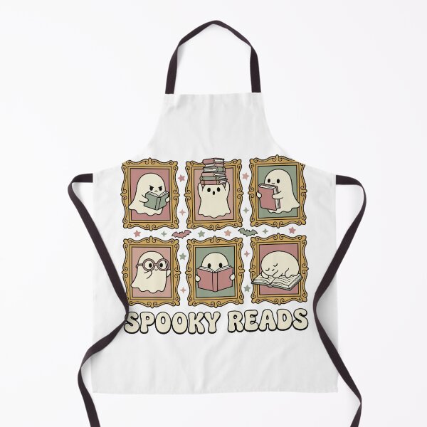 Item preview, HALLOWEEN Spooky Reads Ghosts Books - Cute Halloween Bookworm Cartoon designed and sold by Uglyandcute.