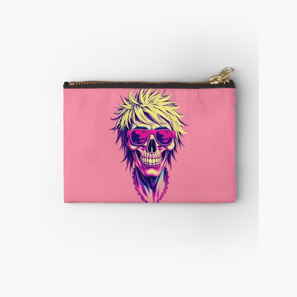 Item preview, Retro Neon Skull Sunglasses - Spiky Blonde Pop Art Graphic designed and sold by ERODED SELF.