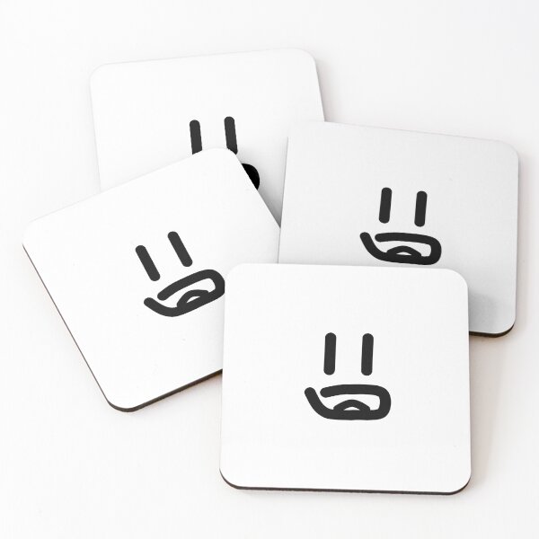 Item preview, Cute Awkward Face - Funny Grimace Smile and Blank Eyes Expression designed and sold by darkskinbender.