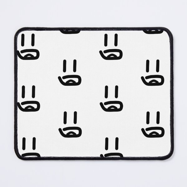 Item preview, Cute Awkward Face - Funny Grimace Smile and Blank Eyes Expression designed and sold by darkskinbender.