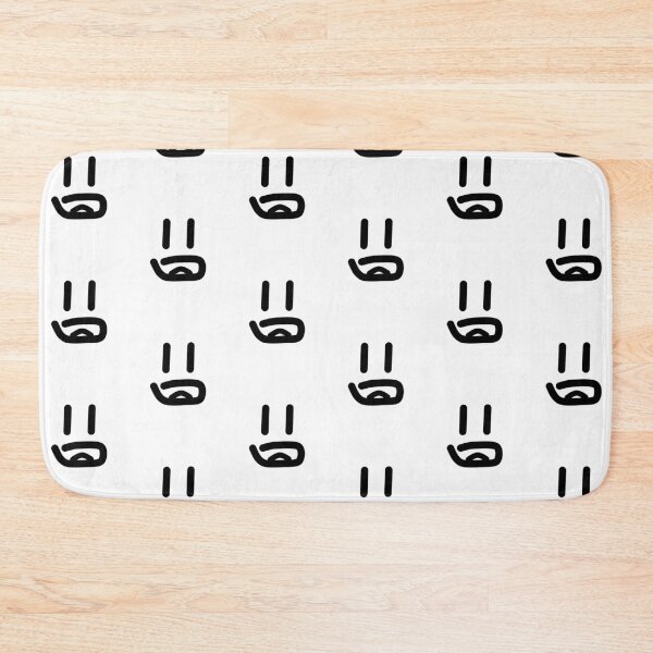 Item preview, Cute Awkward Face - Funny Grimace Smile and Blank Eyes Expression designed and sold by darkskinbender.