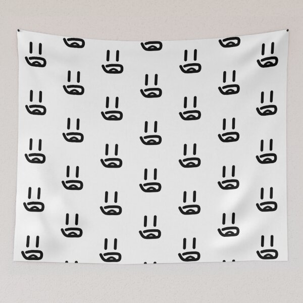 Item preview, Cute Awkward Face - Funny Grimace Smile and Blank Eyes Expression designed and sold by darkskinbender.