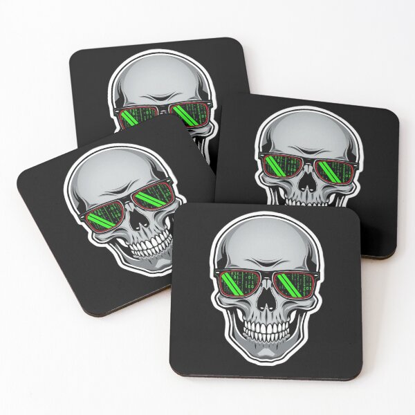 Item preview, Cyber Hacker Skull Neon Gaming Vector Art designed and sold by Altospecial.