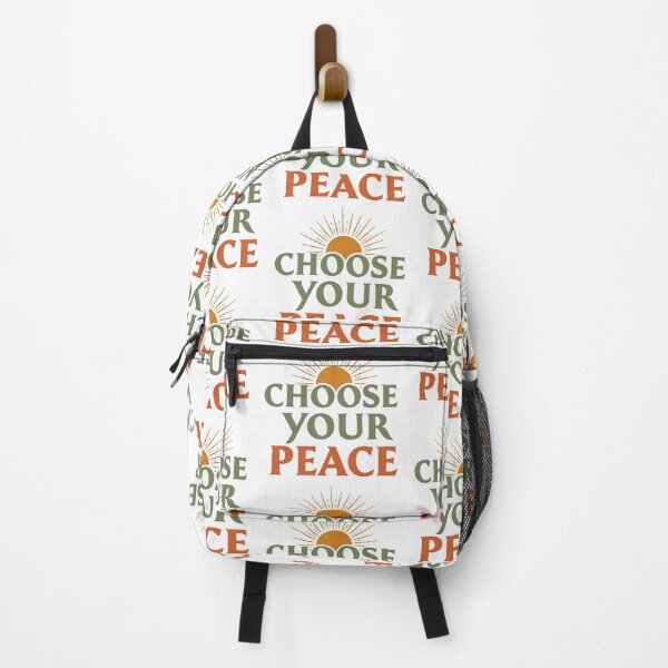 Item preview, Choose your peace retro sunrise quote designed and sold by Prints by Mat.