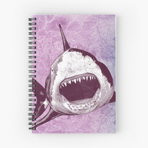Item preview, Purple Great White Shark Open Jaws Frontal Attack designed and sold by Ghoul Enterprises.