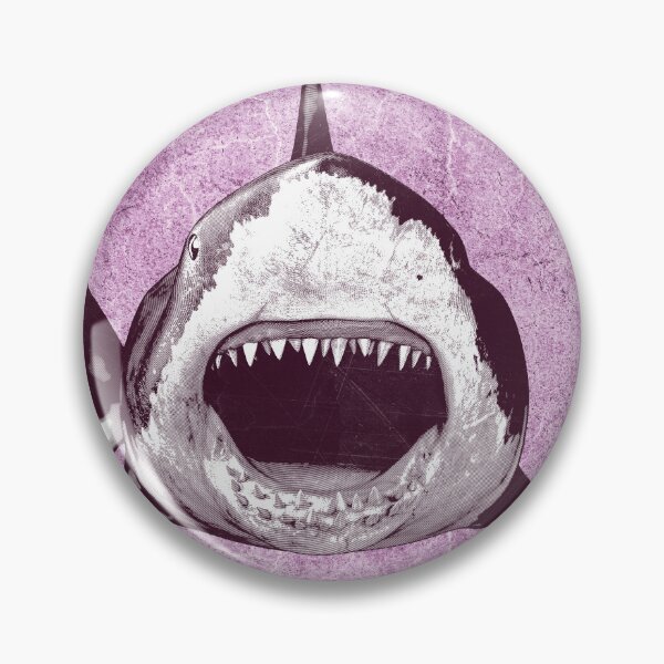 Item preview, Purple Great White Shark Open Jaws Frontal Attack designed and sold by Ghoul Enterprises.