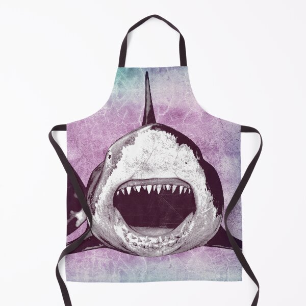 Item preview, Purple Great White Shark Open Jaws Frontal Attack designed and sold by Ghoul Enterprises.