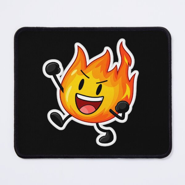 Item preview, BFDI Firey – Cute Fiery Flame Cartoon Fan Art designed and sold by raspeed.