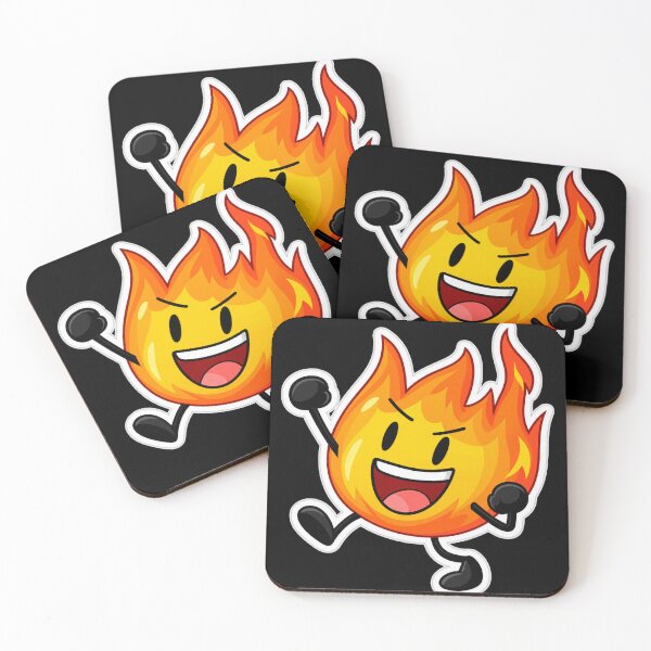 Item preview, BFDI Firey – Cute Fiery Flame Cartoon Fan Art designed and sold by raspeed.