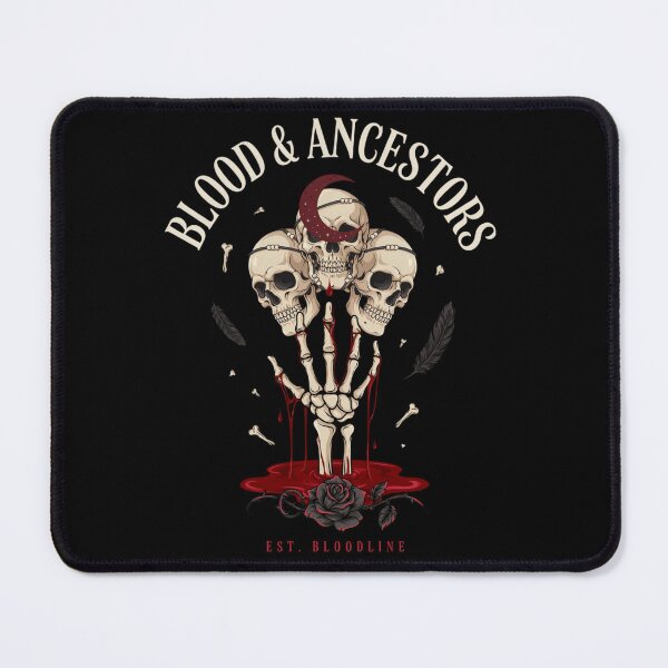 Item preview, Blood & Ancestors T-Shirt | Skull Roses Dark Heritage Halloween Graphic Tee v18 designed and sold by DarylWelsh2024.