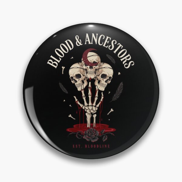 Item preview, Blood & Ancestors T-Shirt | Skull Roses Dark Heritage Halloween Graphic Tee v18 designed and sold by DarylWelsh2024.