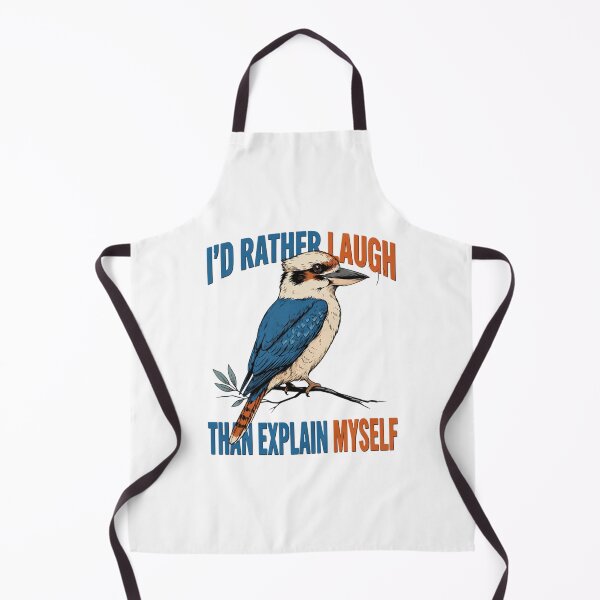 Item preview, Blue-winged Kookaburra I'd Rather Laugh Than Explain Myself designed and sold by Max Store.