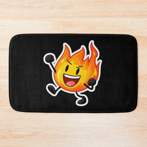 Item preview, BFDI Firey – Cute Fiery Flame Cartoon Fan Art designed and sold by raspeed.