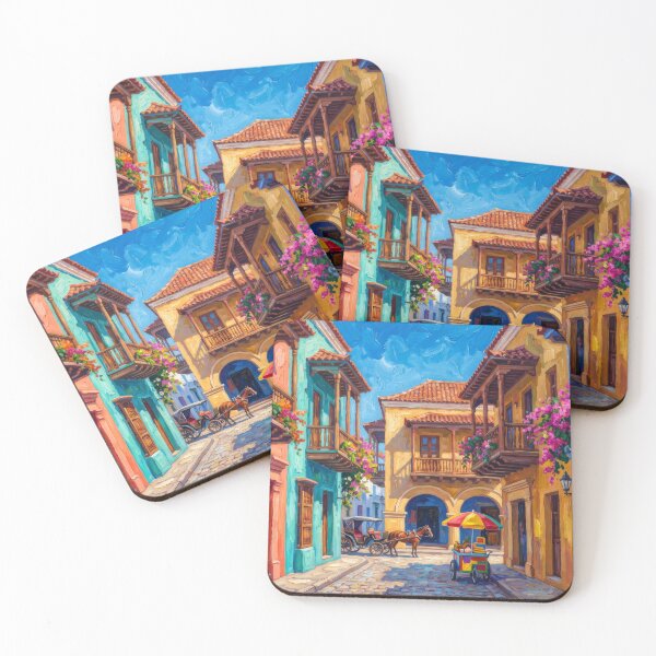 Item preview, Cartagena's Walled Old Town designed and sold by RedPeaStudio.