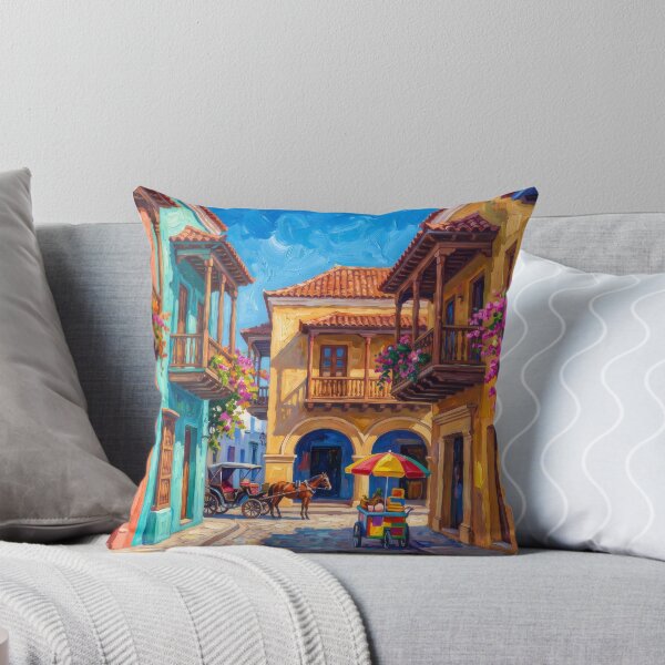 Item preview, Cartagena's Walled Old Town designed and sold by RedPeaStudio.