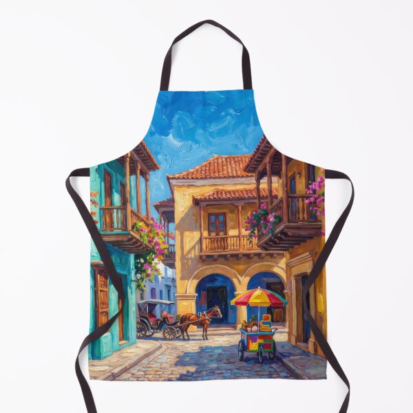 Item preview, Cartagena's Walled Old Town designed and sold by RedPeaStudio.