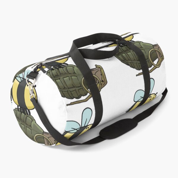 Item preview, Funny Bee With A Grenade Cartoon Insect Humor designed and sold by The Soapiest Goat.