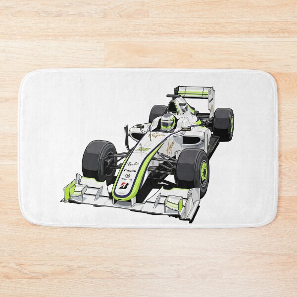 Item preview, 2009 Brawn GP BGP 001 Jenson Button World Champion F1 Racing Car Illustration designed and sold by Motorline44.