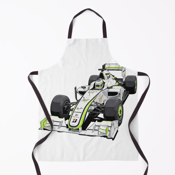 Item preview, 2009 Brawn GP BGP 001 Jenson Button World Champion F1 Racing Car Illustration designed and sold by Motorline44.