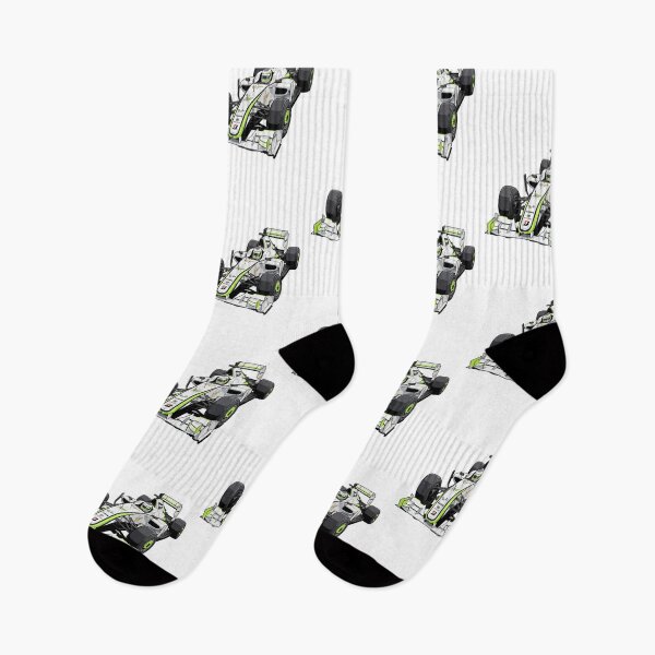 Item preview, 2009 Brawn GP BGP 001 Jenson Button World Champion F1 Racing Car Illustration designed and sold by Motorline44.
