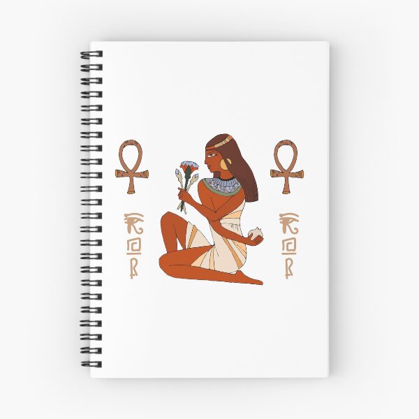 Item preview, Ancient Egyptian Woman Ankh | Egyptian Goddess Lotus | Ankh Symbol Egyptian Art designed and sold by GulfSignature.