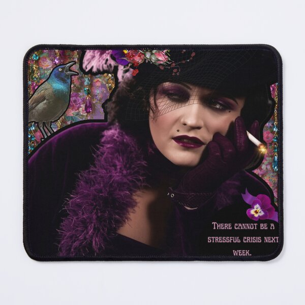 Item preview, Funny Work Schedule Quote (W/ Vintage Flapper) designed and sold by AsheDinaArt.