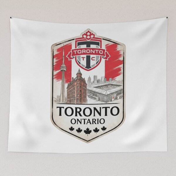 Item preview, Toronto Soccer City CN Tower Crest Badge designed and sold by annaarthk.