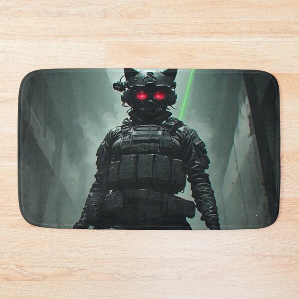 Item preview, Tactical Cyberpunk Neko Warrior designed and sold by JMAVILA ART.