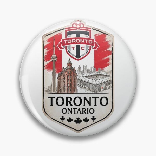 Item preview, Toronto Soccer City CN Tower Crest Badge designed and sold by annaarthk.