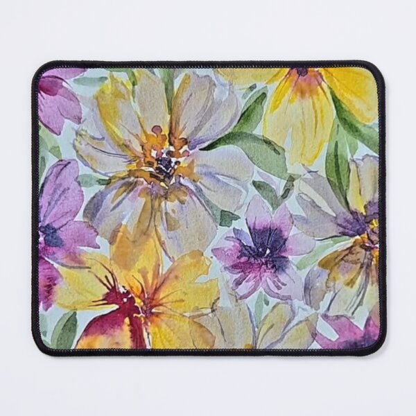 Item preview, Vintage Watercolor Flower Toss designed and sold by Vintage-Lady65.