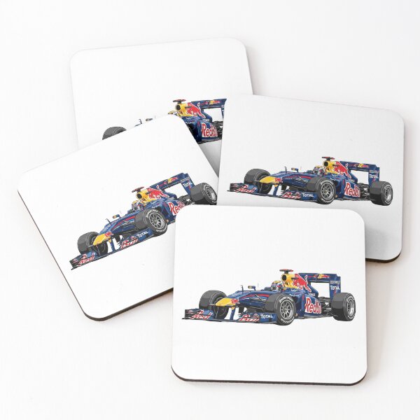 Item preview, 2009 Red Bull RB5 Sebastian Vettel Mark Webber F1 Racing Car Illustration designed and sold by Motorline44.