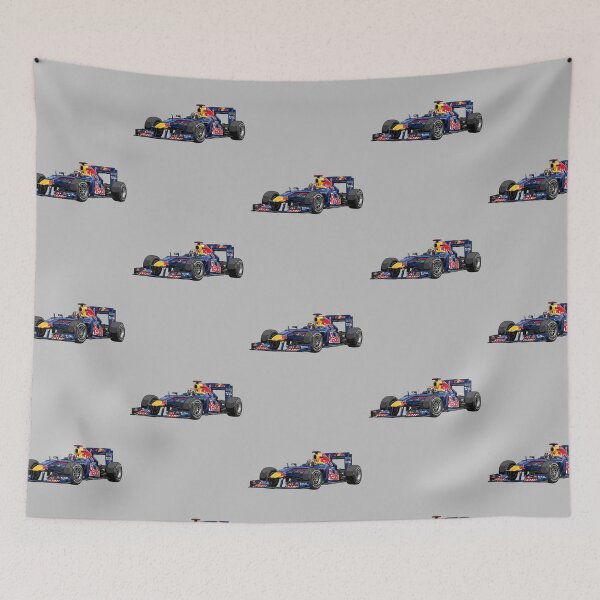 Item preview, 2009 Red Bull RB5 Sebastian Vettel Mark Webber F1 Racing Car Illustration designed and sold by Motorline44.