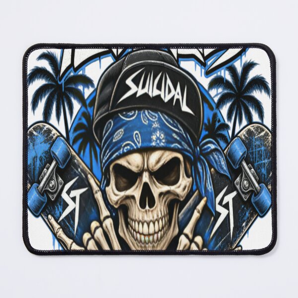 Item preview, Suicidal Tendencies Skate Skull – Punk Rock Skateboard Design designed and sold by CatLovers Studio.