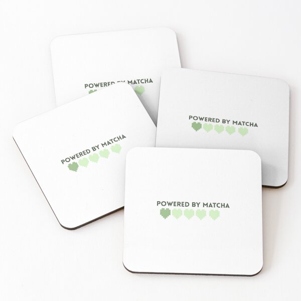 Item preview, Powered by Matcha – Cute Matcha Lover Design designed and sold by RelaxedSociety.